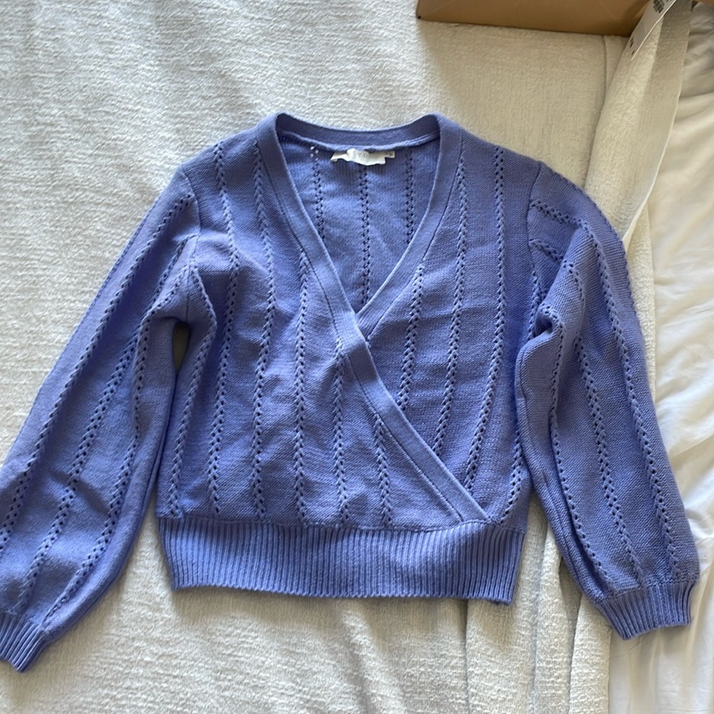 ASTR knit sweater in lilac purple size M